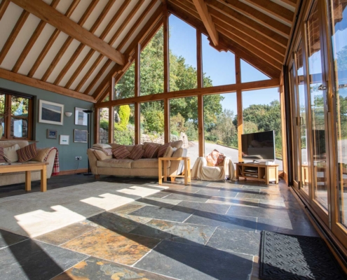 Oak framed garden room