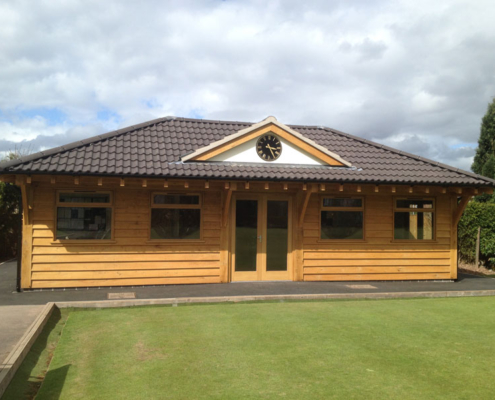 Oak framed pavilion